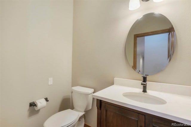19165 Golden Arrow Cir, Monument, CO 80132 - half bath featuring toilet and vanity