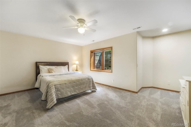 19165 Golden Arrow Cir, Monument, CO 80132 - bedroom featuring carpet flooring and ceiling fan