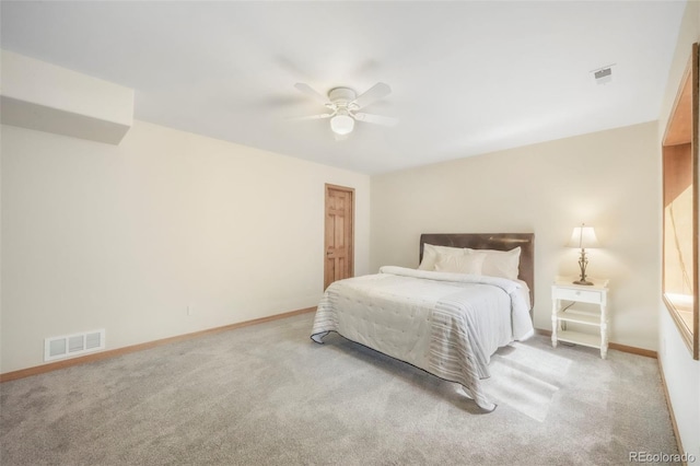 19165 Golden Arrow Cir, Monument, CO 80132 - bedroom featuring carpet and a ceiling fan