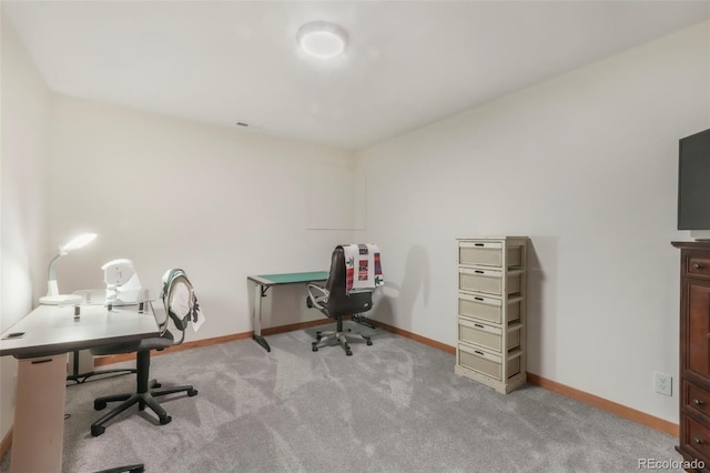 19165 Golden Arrow Cir, Monument, CO 80132 - office area with carpet and baseboards