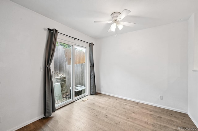 2085 E 103rd Ave, Thornton, CO 80229 - spare room featuring wood finished floors and ceiling fan