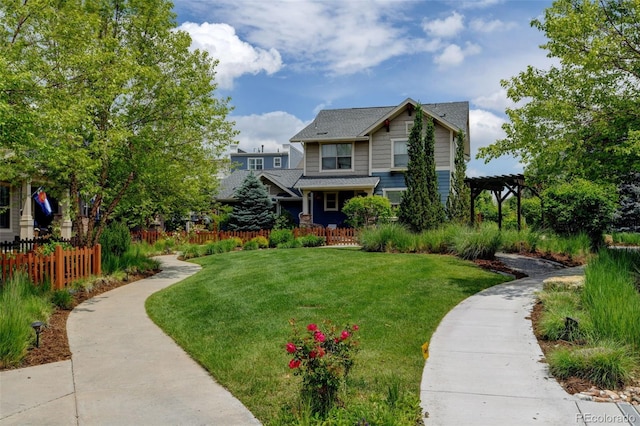 5080 Uinta St, Denver, CO 80238 - view of front of house with a pergola