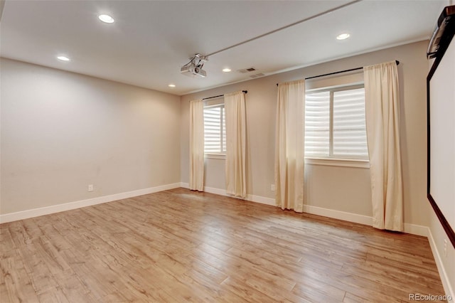 5080 Uinta St, Denver, CO 80238 - spare room featuring recessed lighting and light wood-style floors