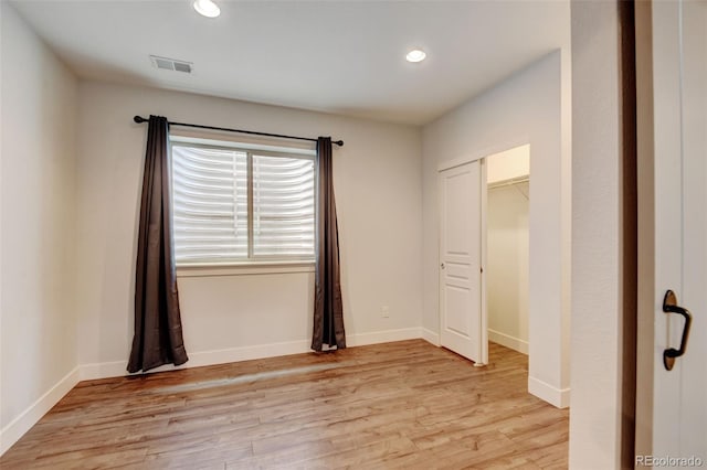 5080 Uinta St, Denver, CO 80238 - unfurnished bedroom featuring light wood finished floors and recessed lighting