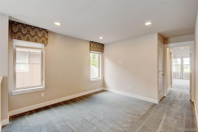5080 Uinta St, Denver, CO 80238 - carpeted spare room with recessed lighting