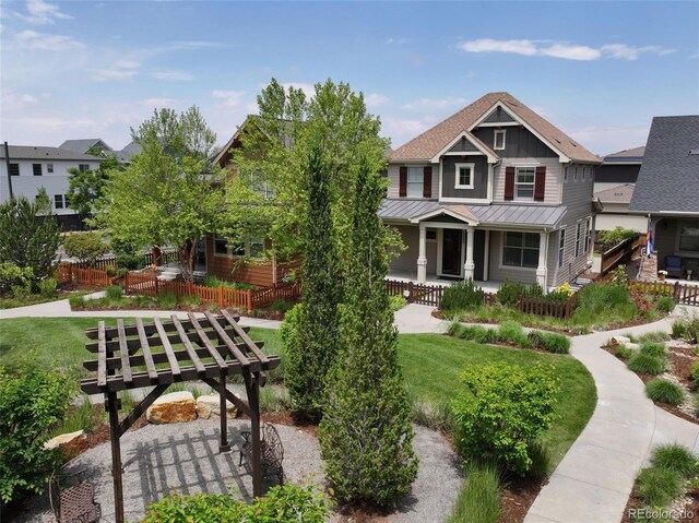 5080 Uinta St, Denver, CO 80238 - view of home's community with a lawn