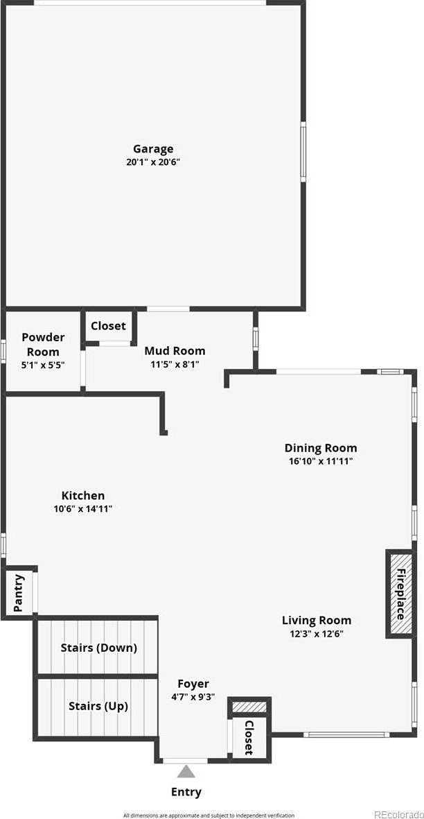5080 Uinta St, Denver, CO 80238 - view of room layout
