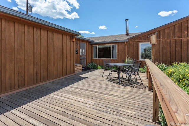 225 Shavano St, Poncha Springs, CO 81242 - deck featuring outdoor dining space