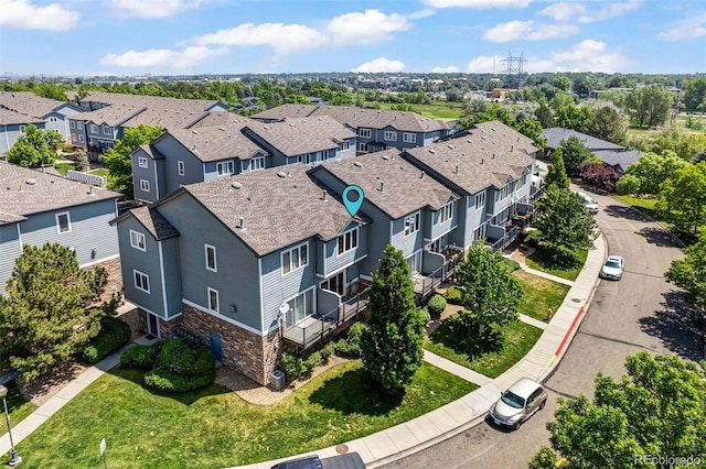 2763 W Riverwalk Cir Unit B, Littleton, CO 80123 - aerial perspective of suburban area
