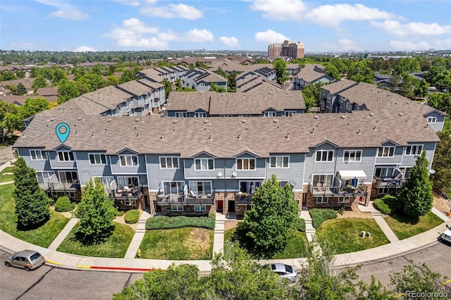 2763 W Riverwalk Cir Unit B, Littleton, CO 80123 - aerial perspective of suburban area
