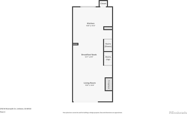 2763 W Riverwalk Cir Unit B, Littleton, CO 80123 - property floor plan
