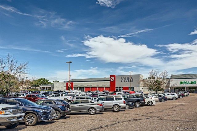 view of car parking