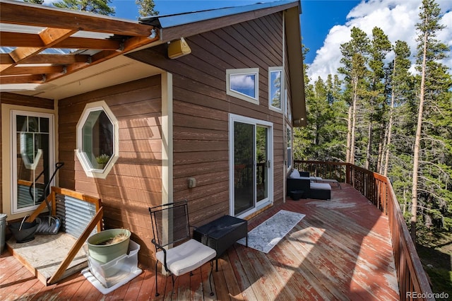 302 Texas Dr, Idaho Springs, CO 80452 - view of wooden deck