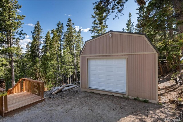 302 Texas Dr, Idaho Springs, CO 80452 - view of detached garage