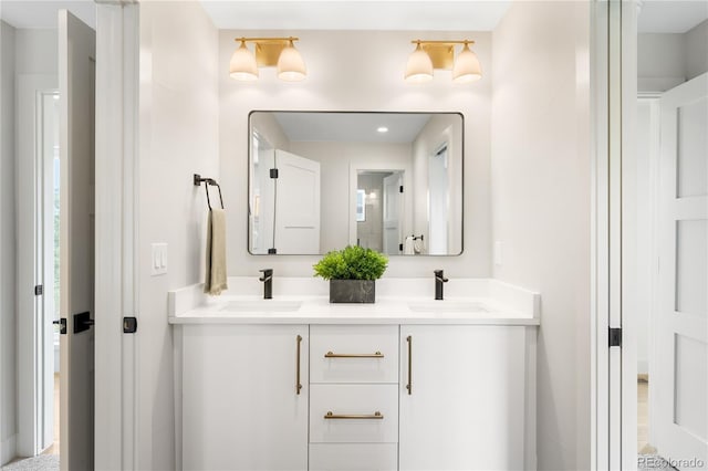 5070 Easley Rd, Golden, CO 80403 - bathroom featuring double vanity