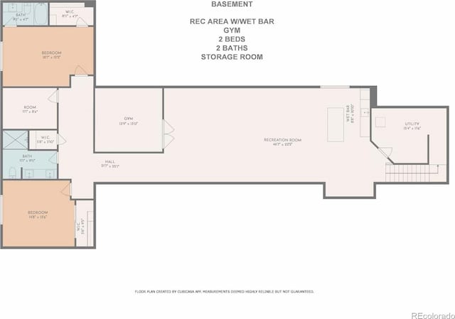 5070 Easley Rd, Golden, CO 80403 - view of room layout