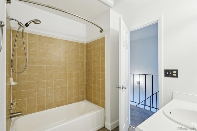 8975 Field St Unit 39, Broomfield, CO 80021 - bathroom featuring a sink and shower / bathtub combination