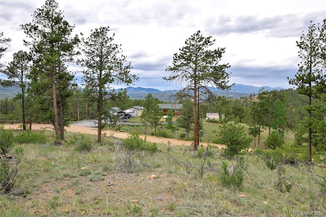 view of nature with a mountain view