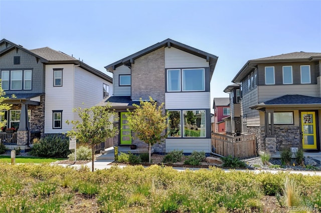 view of front of home