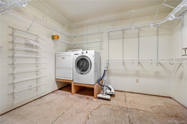 701/700 Bella Vista Ln, Cotopaxi, CO 81223 - laundry room with separate washer and dryer