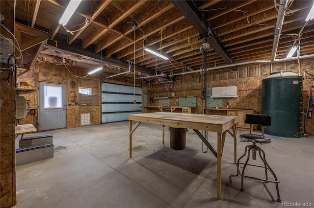 701/700 Bella Vista Ln, Cotopaxi, CO 81223 - basement featuring a workshop area