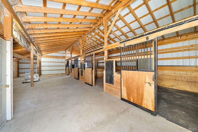 view of stable