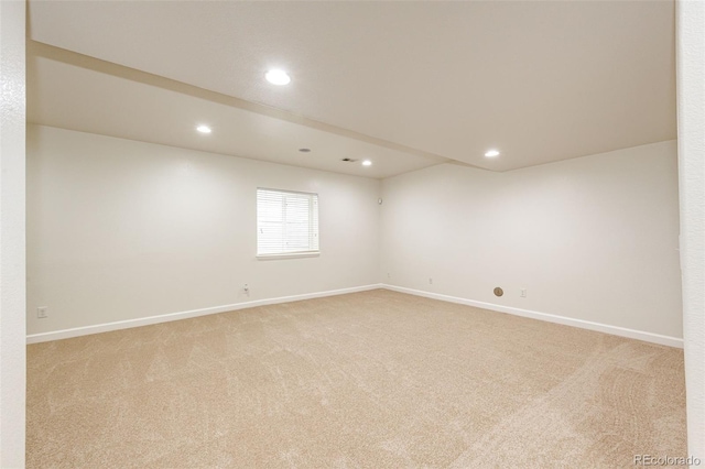 6528 S Kewaunee Way, Aurora, CO 80016 - unfurnished room featuring light colored carpet and recessed lighting
