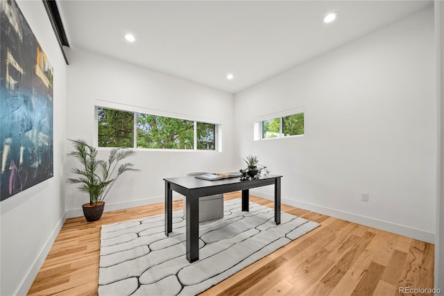 1490 S Vine St, Denver, CO 80210 - office space featuring recessed lighting, baseboards, and light wood-type flooring