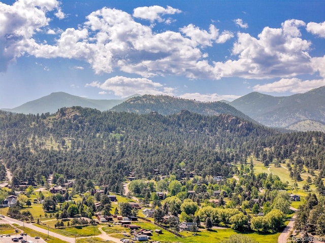 5336 High Rd, Evergreen, CO 80439 - view of mountain backdrop with a forest
