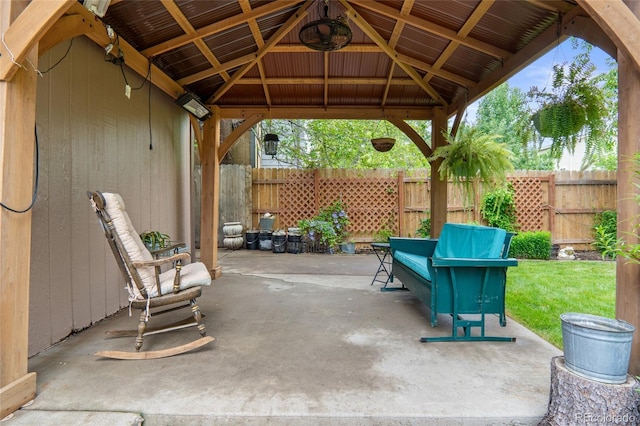 10563 Pierson Cir, Broomfield, CO 80021 - view of patio / terrace featuring a gazebo