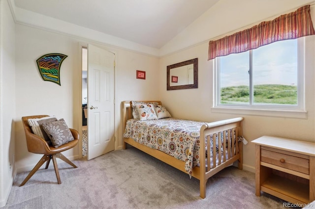 7289 Stroh Rd, Parker, CO 80134 - bedroom featuring vaulted ceiling and carpet flooring
