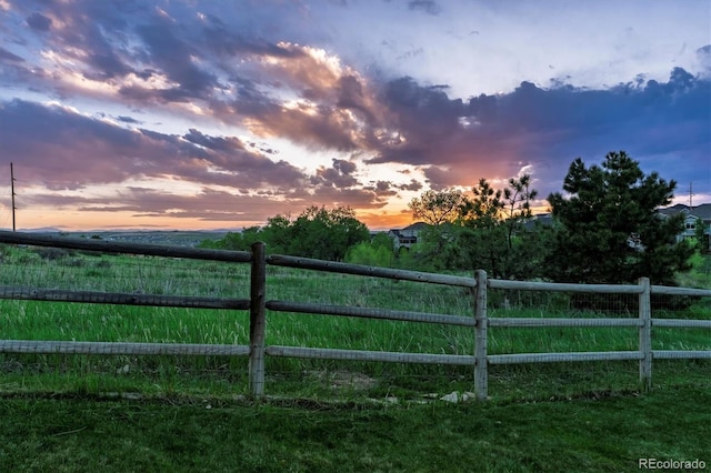 7289 Stroh Rd, Parker, CO 80134 - view of gate at dusk