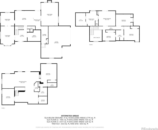 7289 Stroh Rd, Parker, CO 80134 - room layout