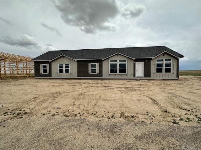 view of ranch-style home