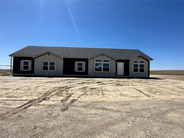 view of ranch-style home