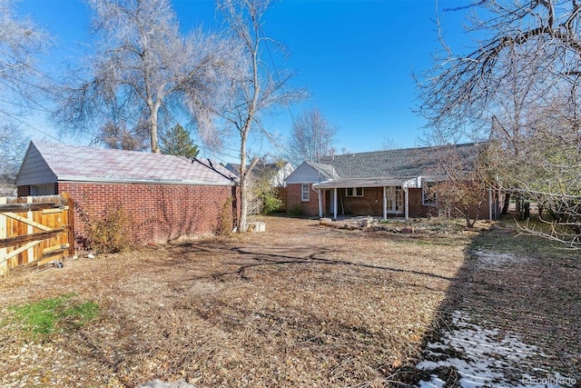 view of back of house