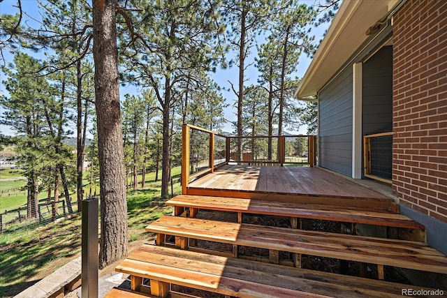 29827 Gigi Rd, Evergreen, CO 80439 - view of wooden deck