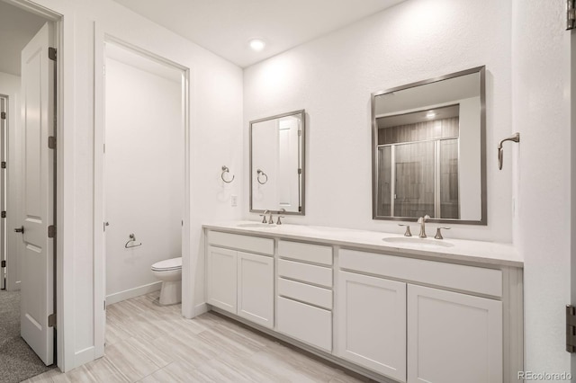 631 Sunrise St, Erie, CO 80516 - full bath with double vanity and a shower stall