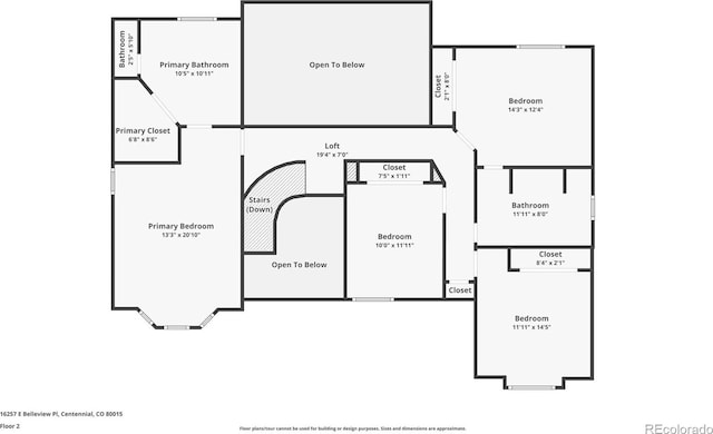 16257 E Belleview Pl, Centennial, CO 80015 - home floor plan