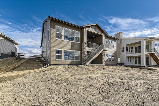 view of rear view of house