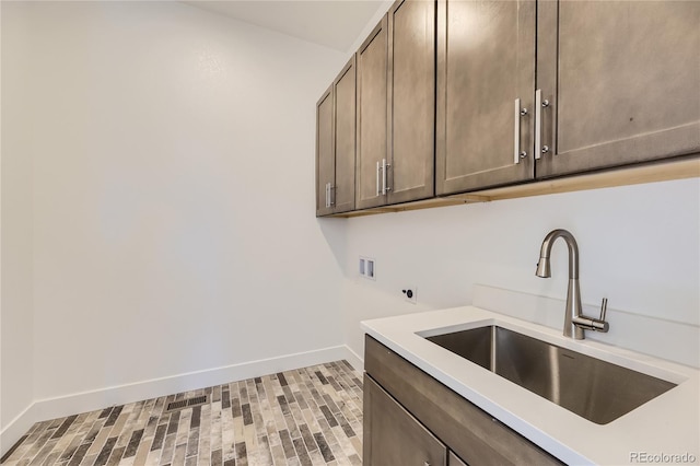 kitchen featuring sink