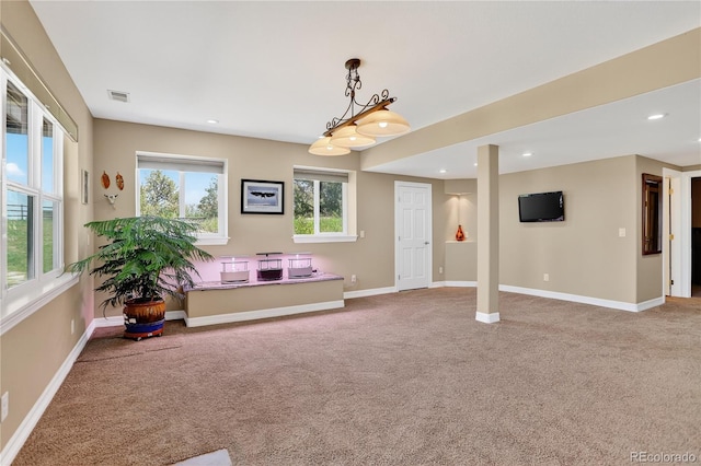 34827 E 7th Ave, Watkins, CO 80137 - interior space featuring carpet floors and recessed lighting