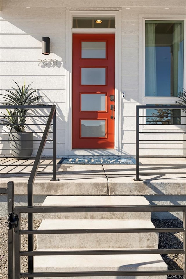 view of entrance to property