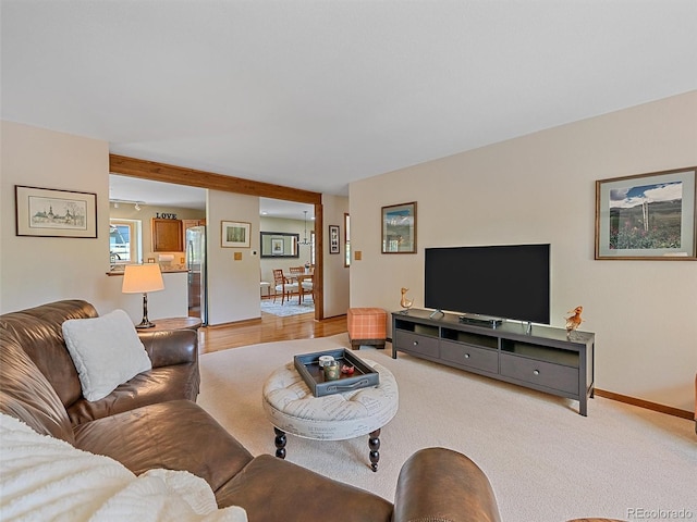 31412 N Bermuda Dunes Dr, Evergreen, CO 80439 - living area featuring baseboards