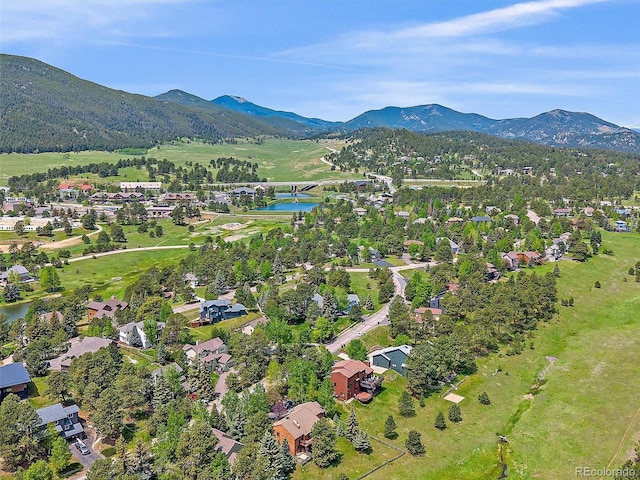 31412 N Bermuda Dunes Dr, Evergreen, CO 80439 - drone / aerial view of a water and mountain view