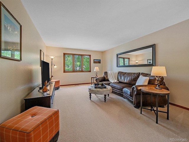 31412 N Bermuda Dunes Dr, Evergreen, CO 80439 - living area with carpet and baseboards