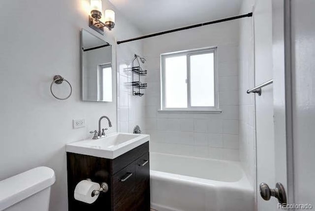 361 N Raleigh St, Denver, CO 80219 - full bath with vanity and shower / bath combination