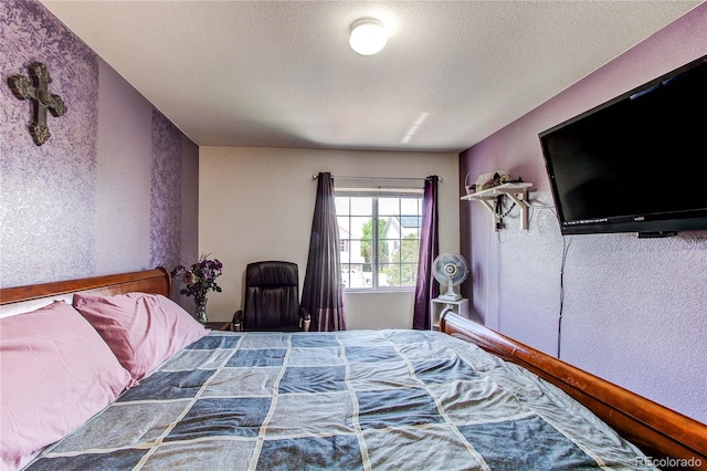 5400 Perth St, Denver, CO 80249 - bedroom with a textured wall and a textured ceiling