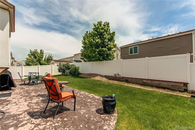 5400 Perth St, Denver, CO 80249 - view of yard with a patio and outdoor dining space