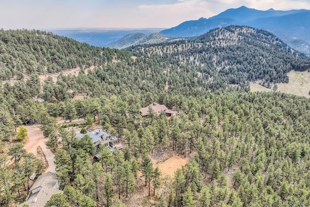 135 Poorman Rd, Boulder, CO 80302 - mountain view featuring a forest